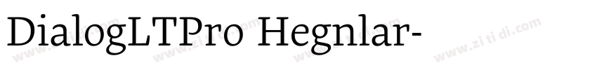 DialogLTPro Regular字体转换 DialogLTPro Regular字体转换